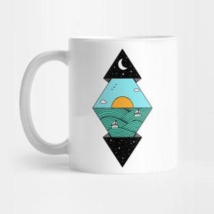 Geometric Landscape Mug